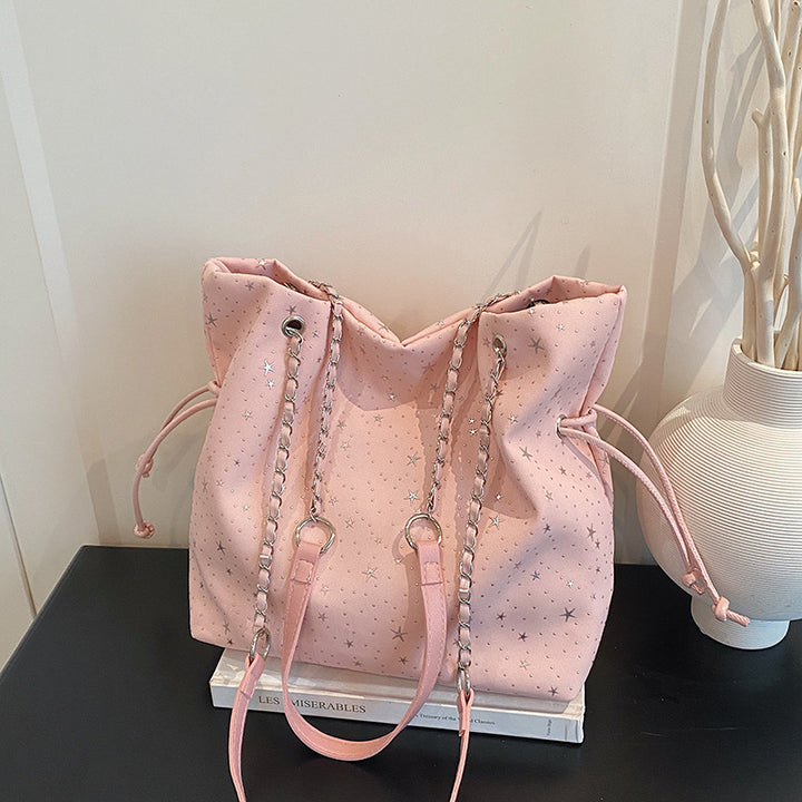 WoStylish Zugband Schultertasche Karnz