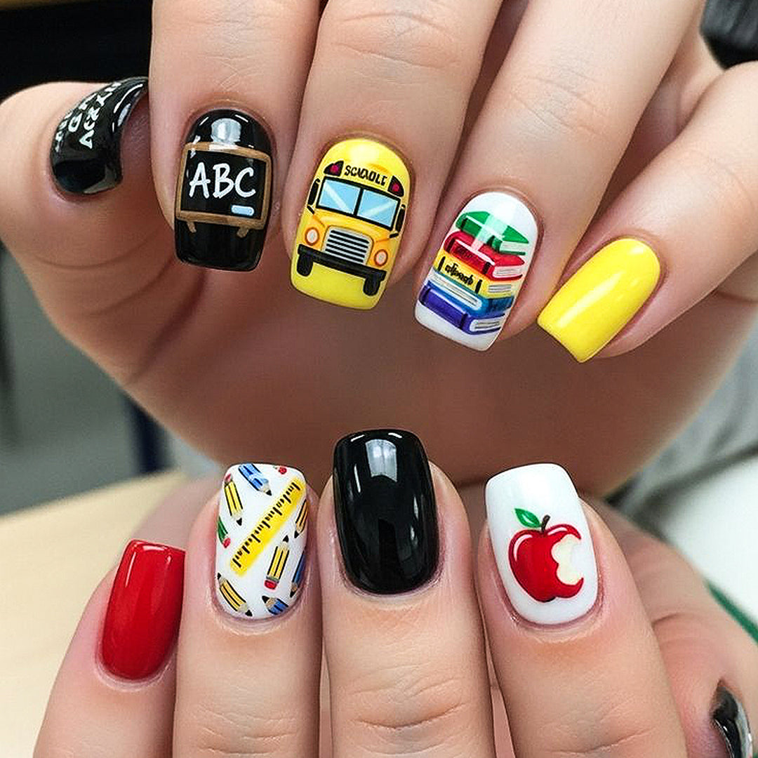 Schul-Themen-Nagelkunst-Set Karnz