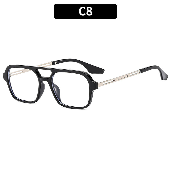 Stylische quadratische Rahmenbrille