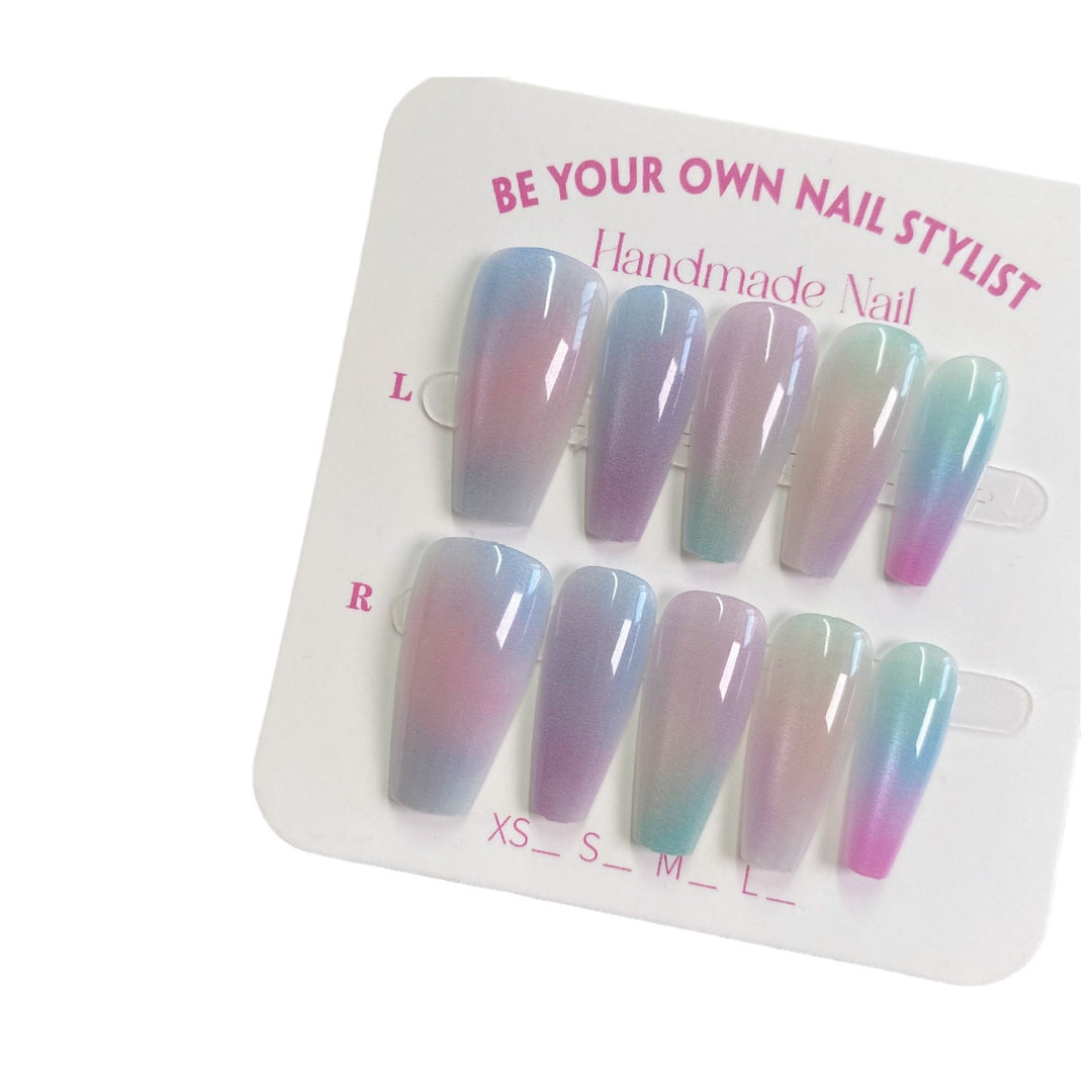 Ombre-Gradient-Press-On-Nagel-Set