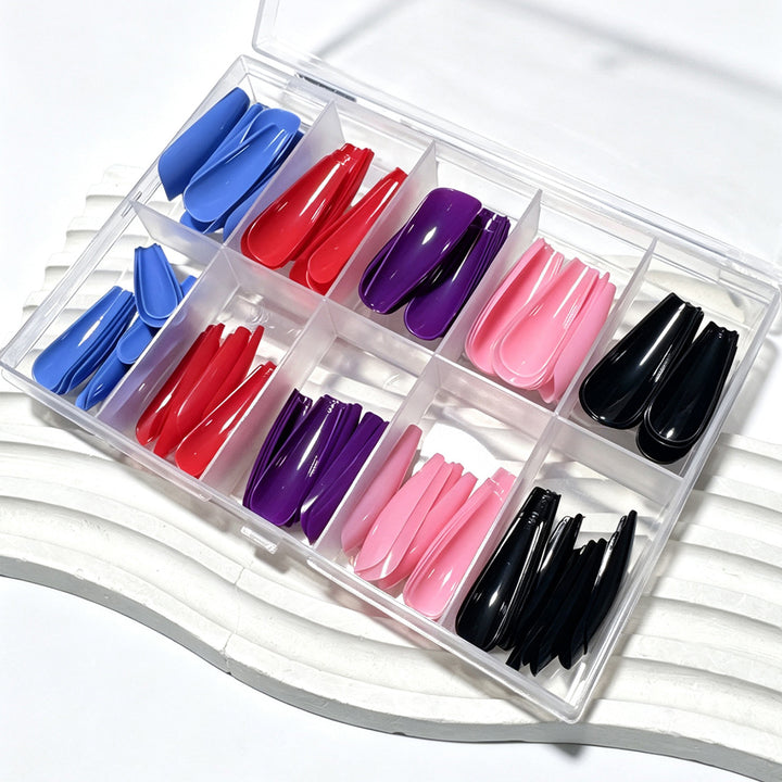 Vielseitiges Press-On-Nagelspitzen-Set Karnz