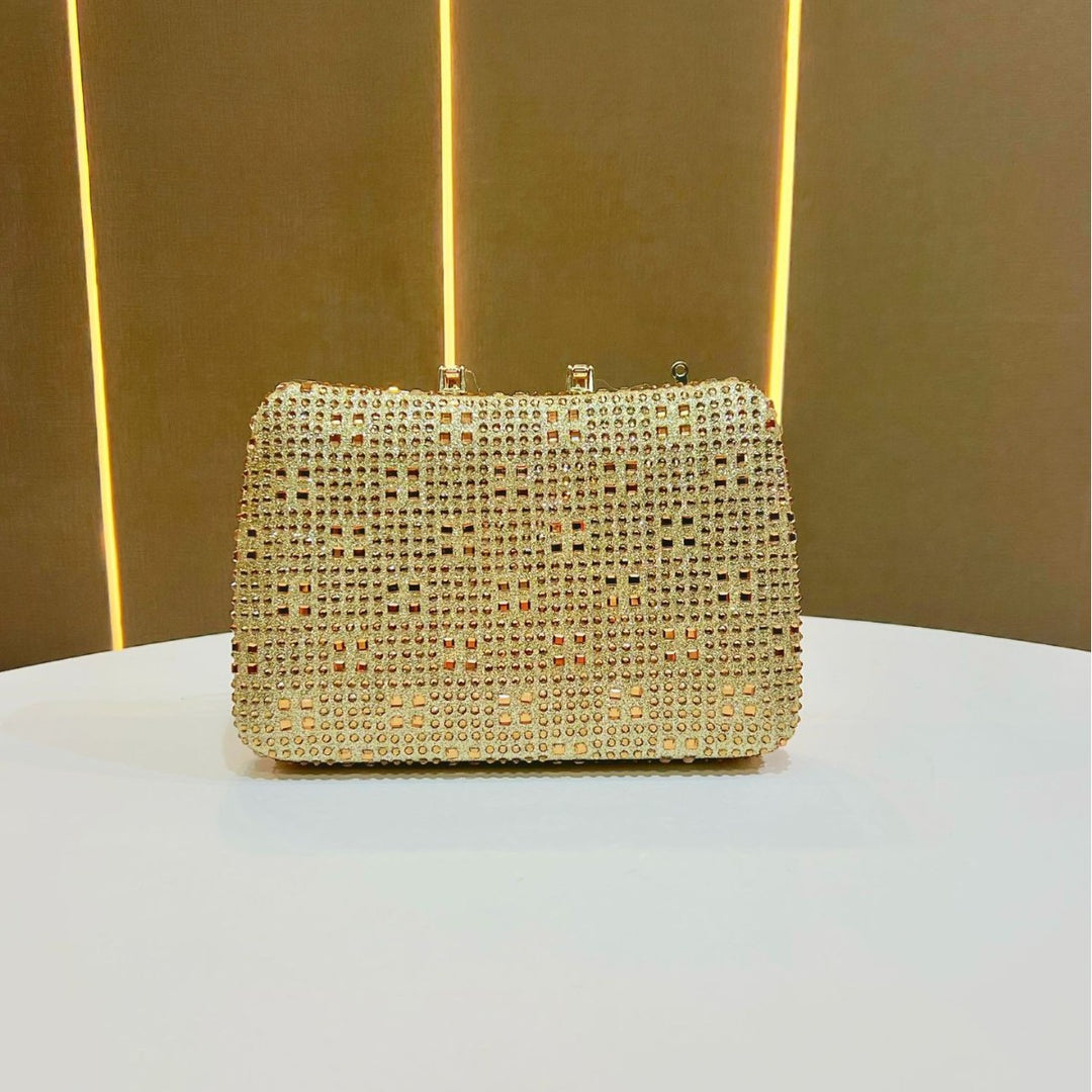 Rhinestone-besetzte formelle Clutch