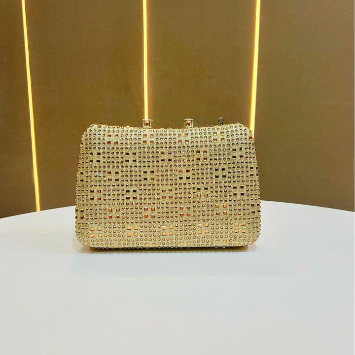 Rhinestone-besetzte formelle Clutch