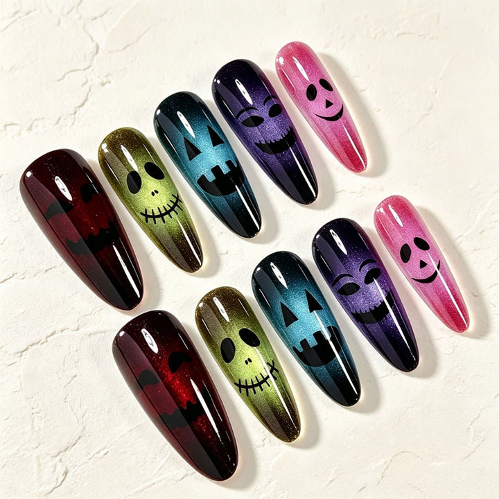 Halloween-Themen Glitter Nagelkunst Tipps Karnz