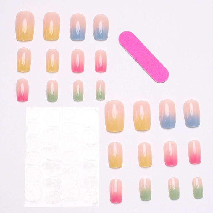 Ombre Gradient Press-On Nägel Karnz