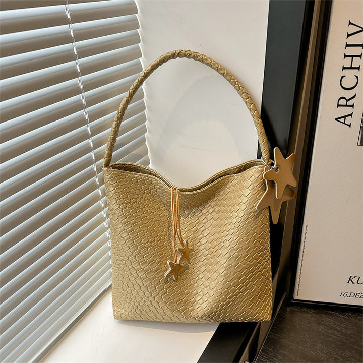 Texturierte Webung Handtasche Karnz