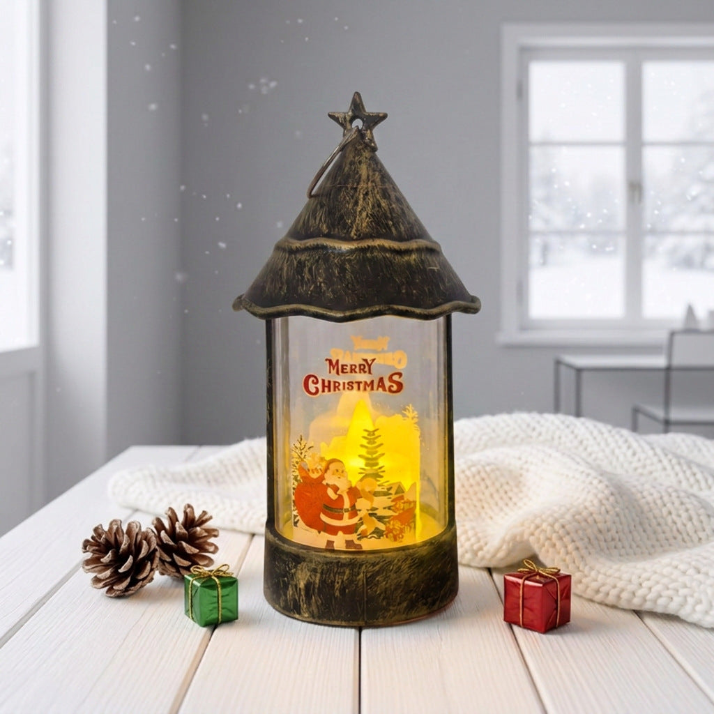 Weihnachtslaterne mit LED-Beleuchtung