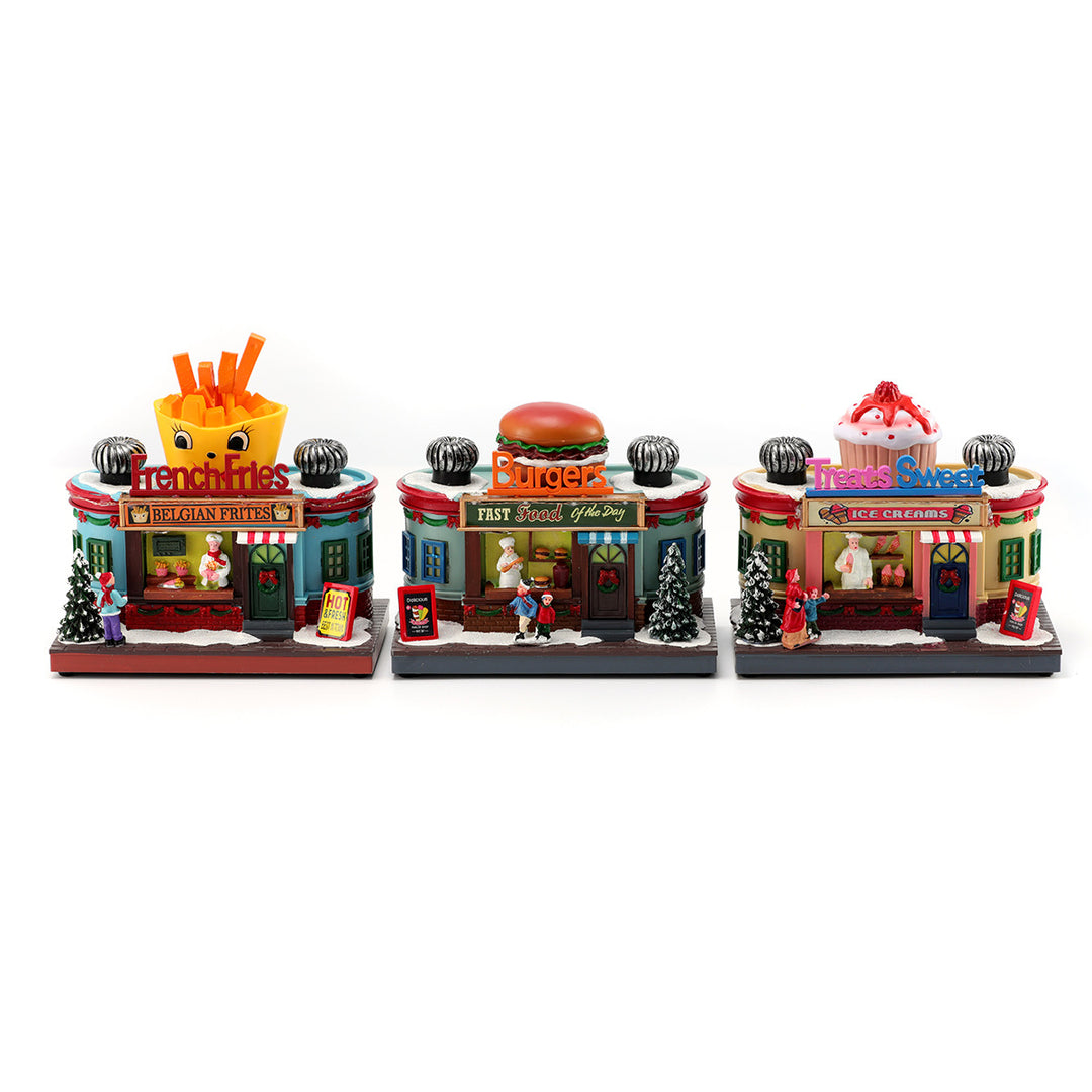 Dekorative LED-Eiscreme-Shop-Figurine Karnz