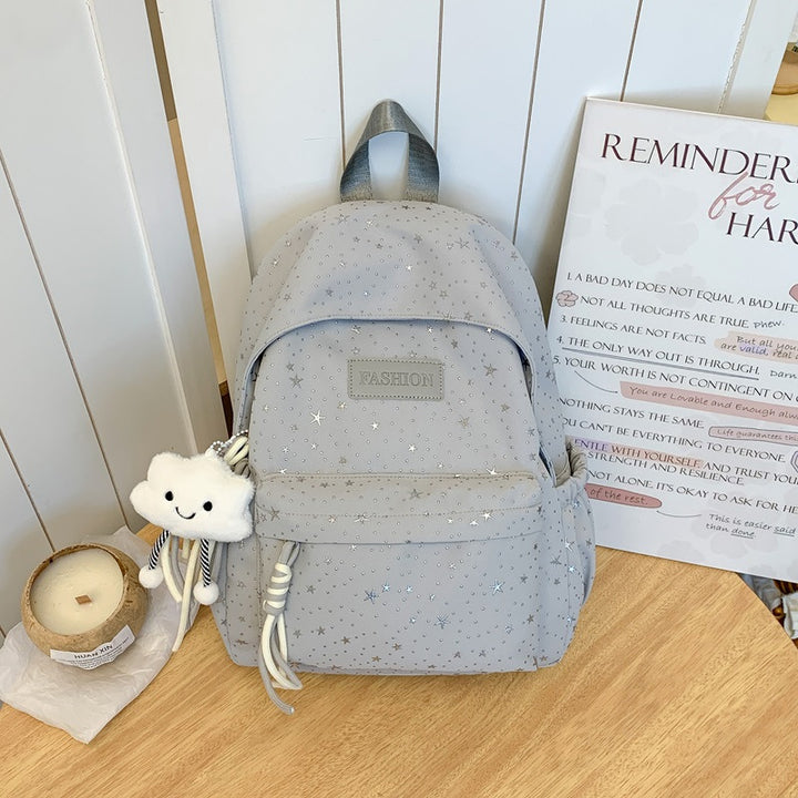 Stylischer Rucksack mit Sternmuster