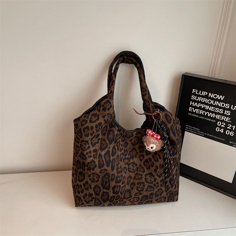 Modische Leopardprint-Shopper-Tasche Karnz