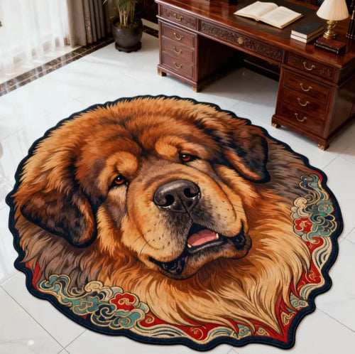 Dekorative Hundethemen-Teppich