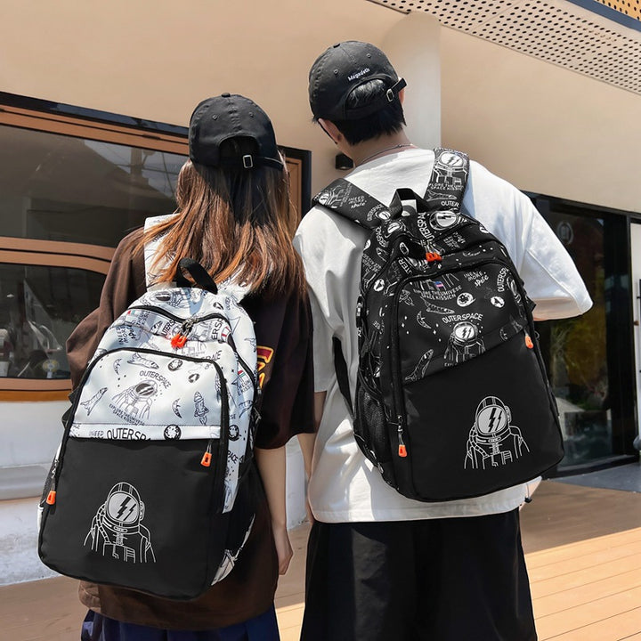 Abenteuer-Themen Grafik Rucksack Karnz