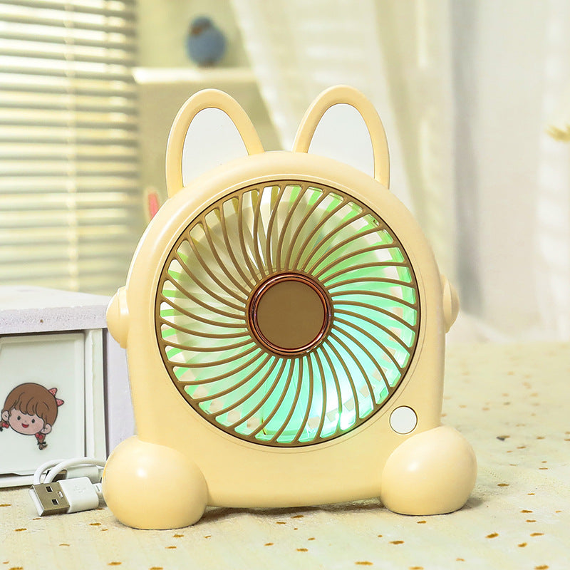 Damen Tragbarer USB Handventilator im kreativen Hasendesign Karnz