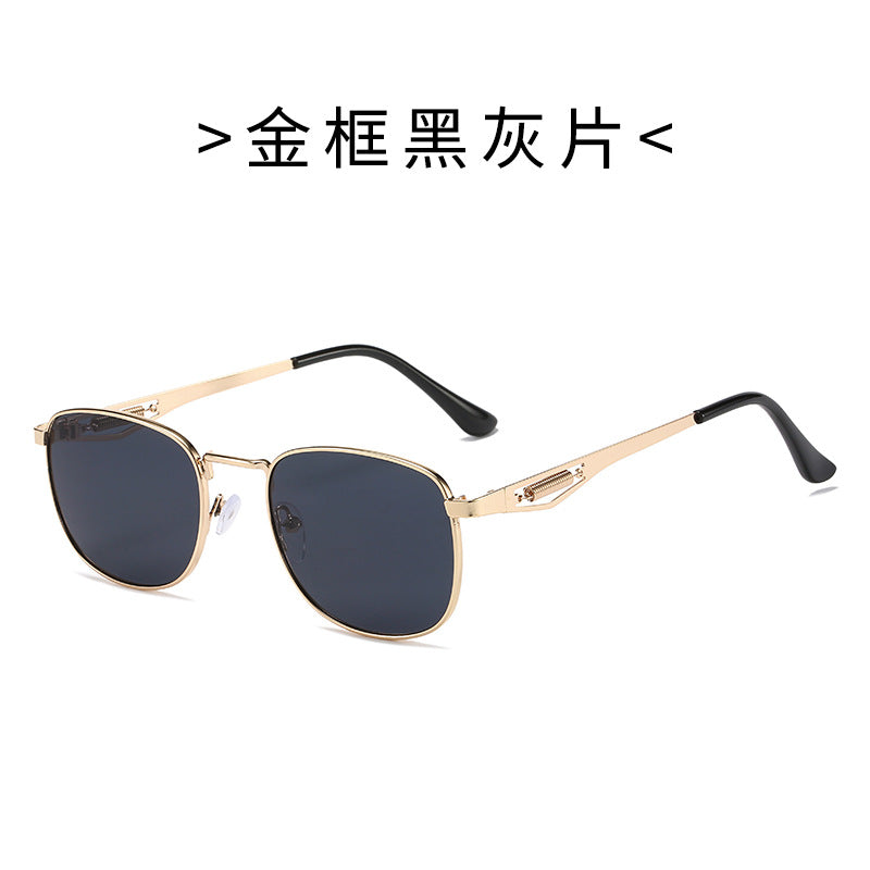 Damen Modische Pilotensonnenbrille mit hochwertigem Metallrahmen Karnz
