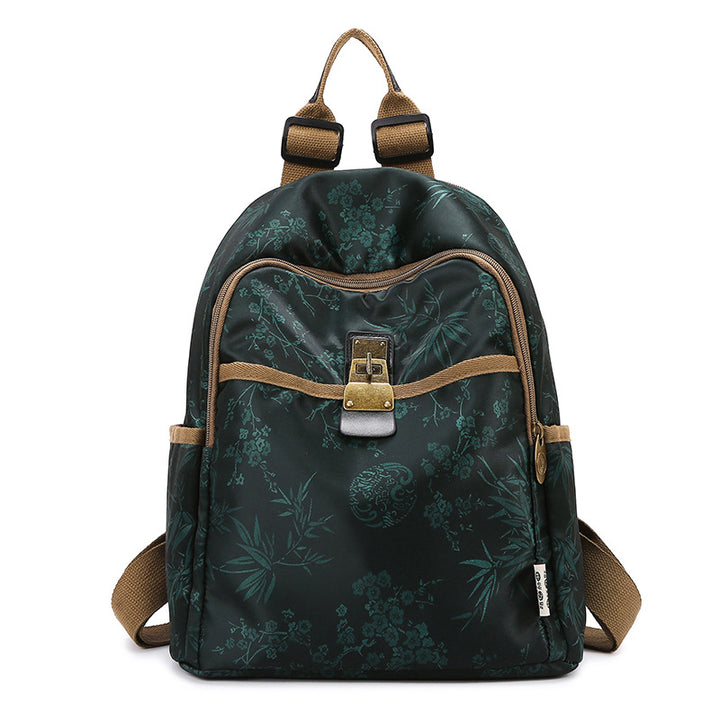 Blumenmuster Baumwollrucksack Karnz