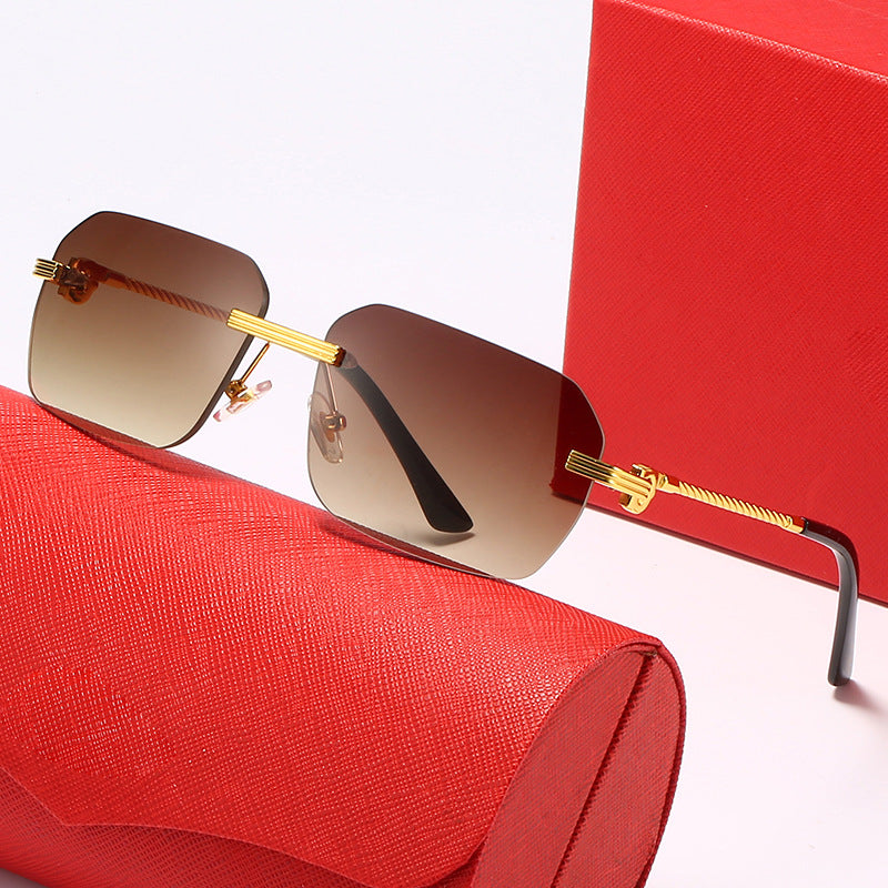 Damen modische Korrektionsbrille mit elegantem minimalistischen Rahmen Karnz