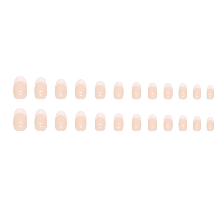 Stylische French Tip Acryl Nagelverlängerungen Karnz
