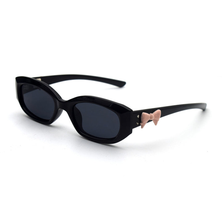 Trendy Cat-Eye Sonnenbrille mit adorabler Teddy-Bären-Akzent Karnz