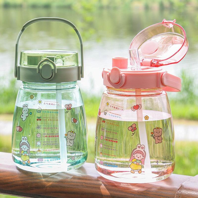 Damen Motivierte Trinkflasche Karnz