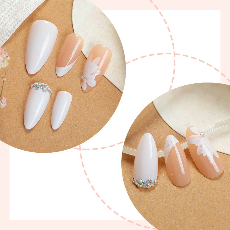 Premium Floral Designed Press-On Nail Set Karnz