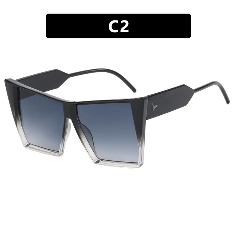 Damen geometrische Sonnenbrille mit innovative Gläsern Karnz