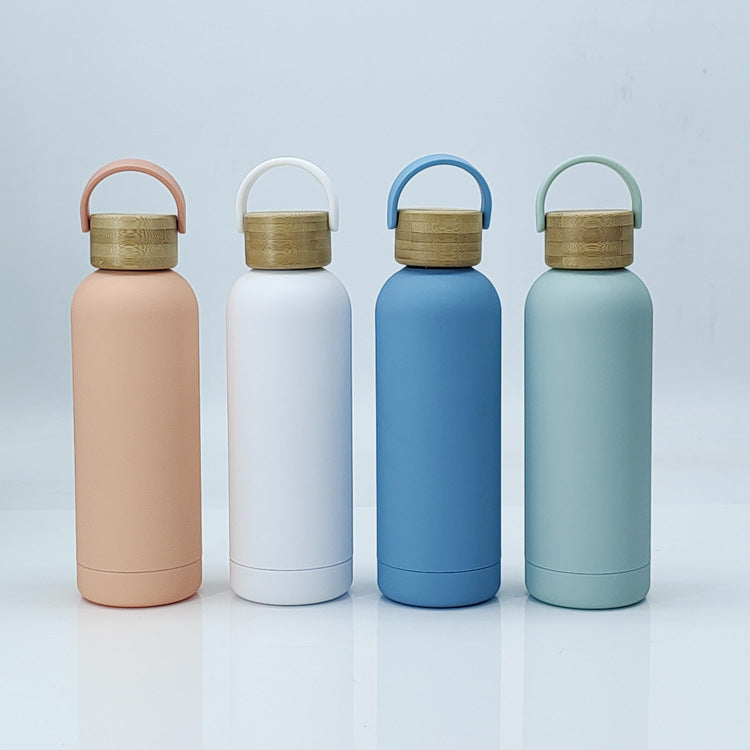 Damen Premium Isolierflasche mit Bambusdeckel Karnz