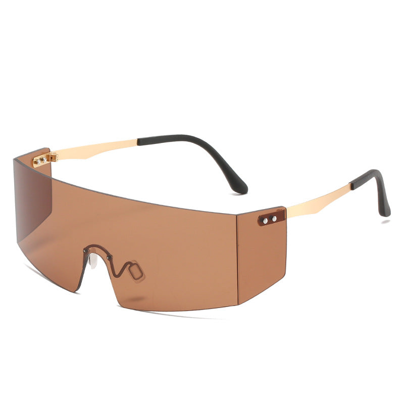 Damen Futuristische Sportsonnenbrille Karnz