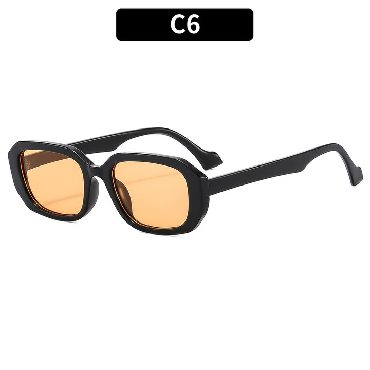 Schicke rechteckige Sonnenbrille