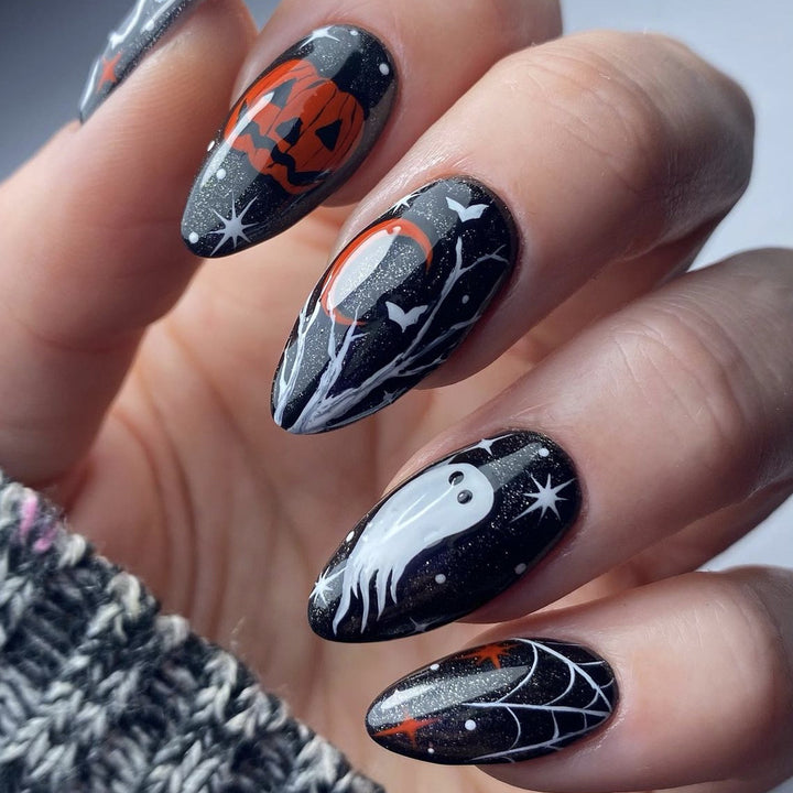 Halloween-Themen 3D Nagelkunst Karnz