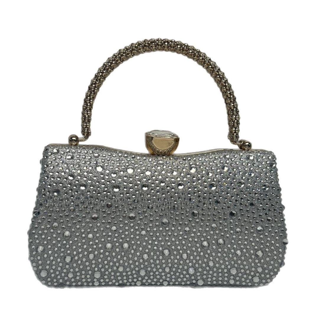 Elegante mit Strass verziertes Clutch