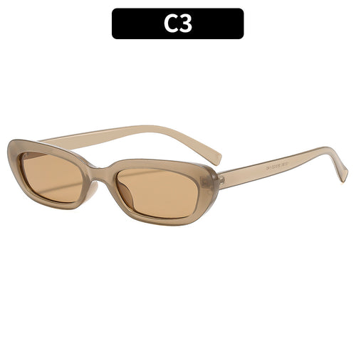 Modebewusste Vintage Rechteck-Sonnenbrillen