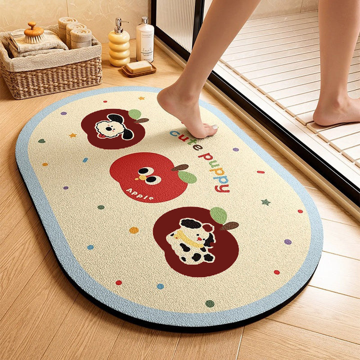 Niedlicher Tier-Motiv Memory Foam Badematte Karnz