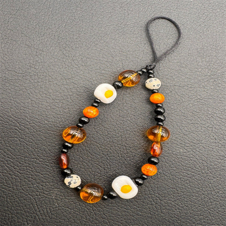 Einzigartiger Perlen-Handy Charm Halter Karnz
