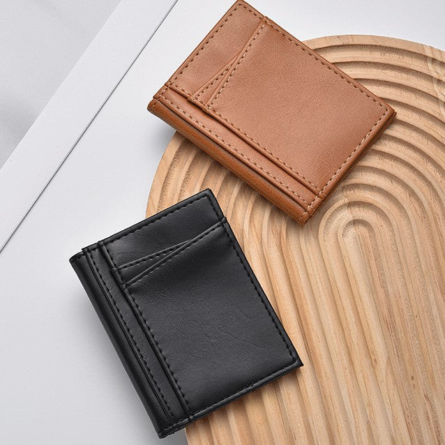 Premium Leder Slim Kartenhalter Karnz
