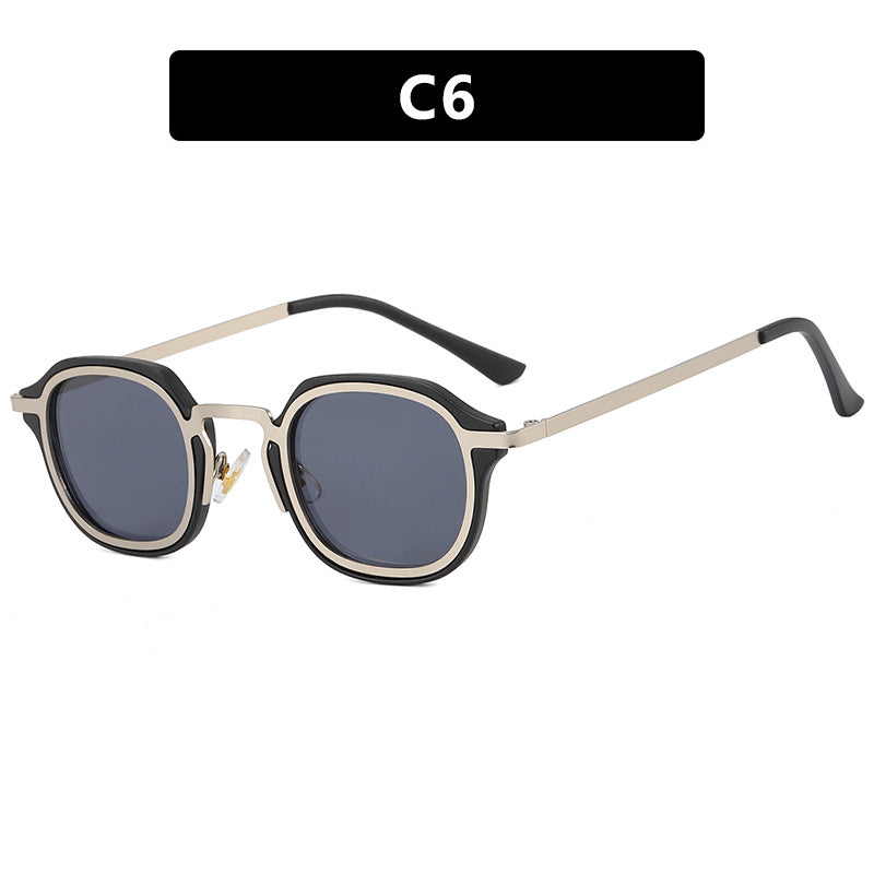 Damen quadratische Sonnenbrille mit einzigartigem Design und UV-Schutz Karnz
