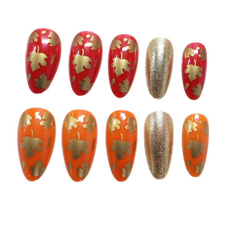 Herbst-Themen Dekorative Nagelkunst Verbesserungen Karnz
