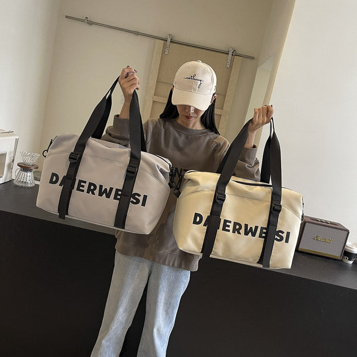 Stylische Canvas Reisetasche