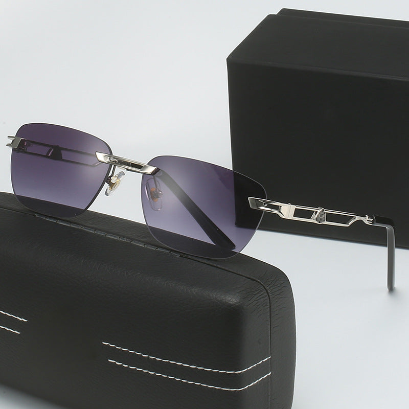 Damen Designer Sonnenbrille mit elegantem Metallrahmen Karnz