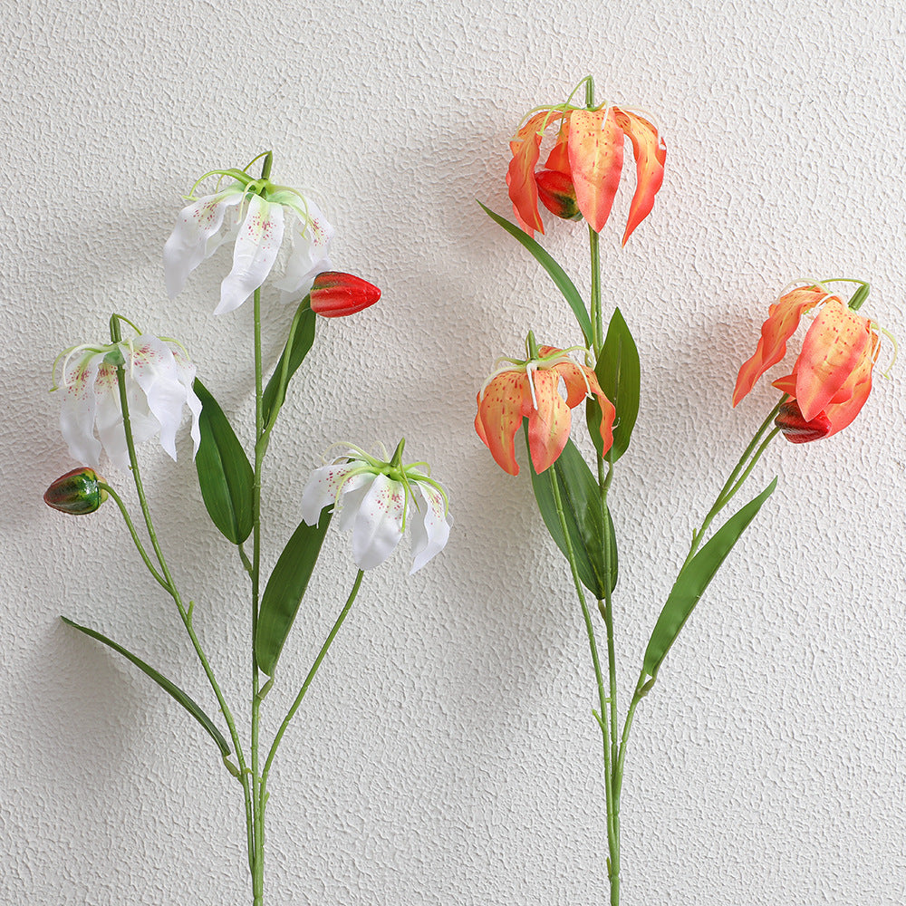 Künstlicher Orchideenstrauß mit lebendigen Blüten und feinen Details Karnz
