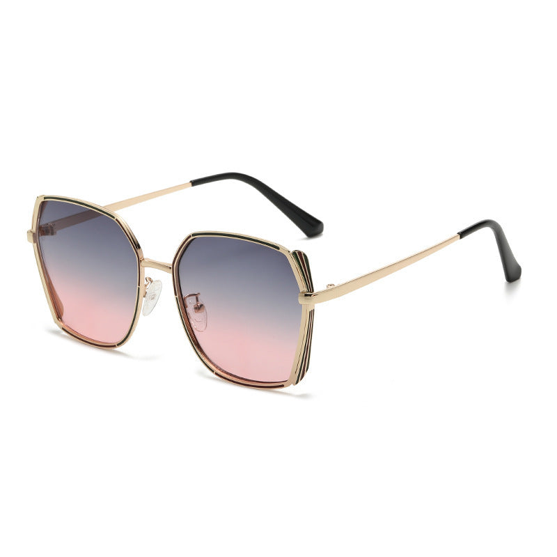 Damen große und elegante Sonnenbrille Karnz