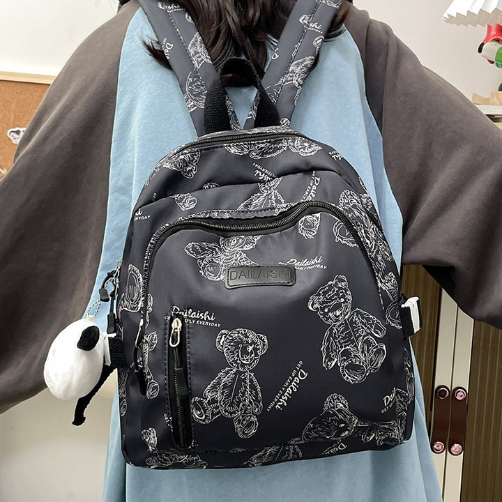 Teddybär Muster Rucksack