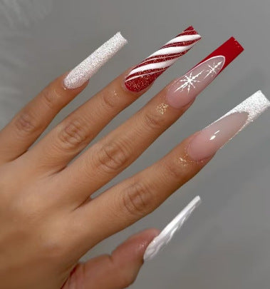 Festliche Acryl-Nagelkunstverlängerungen Karnz