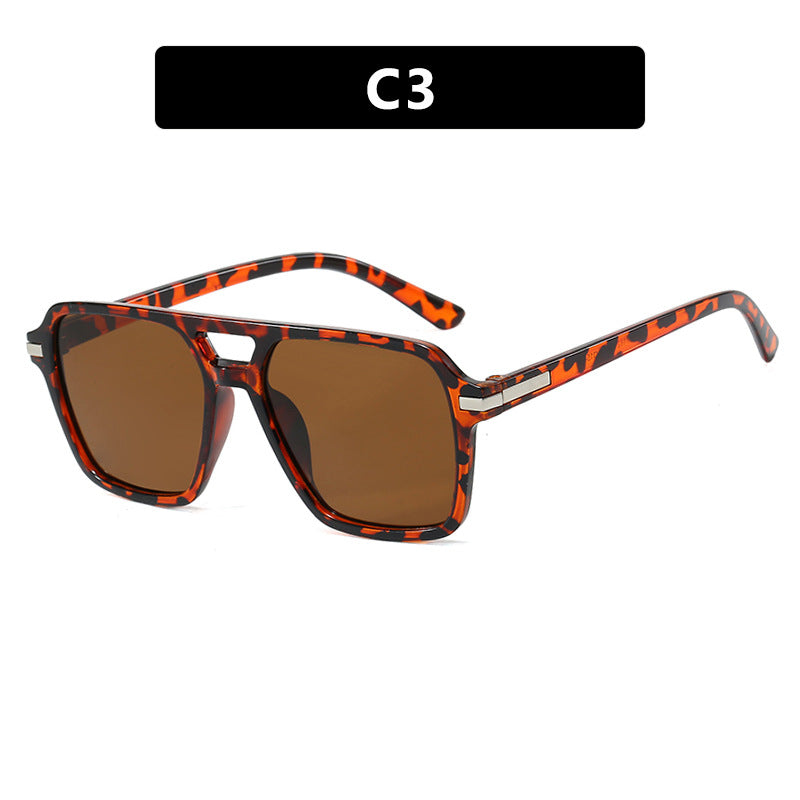 Damen modische rechteckige Sonnenbrille mit stylishem Design und UV-Schutz Karnz