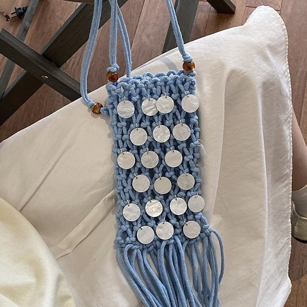 Bohemian Makramee Mini Tasche