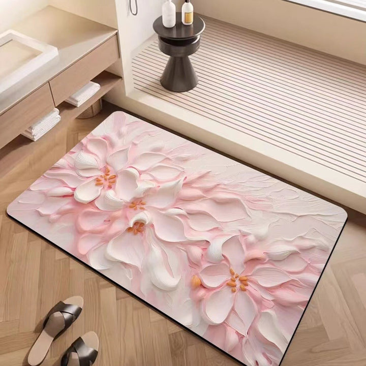 Luxuriöse strukturiertes Blumenteppich Karnz