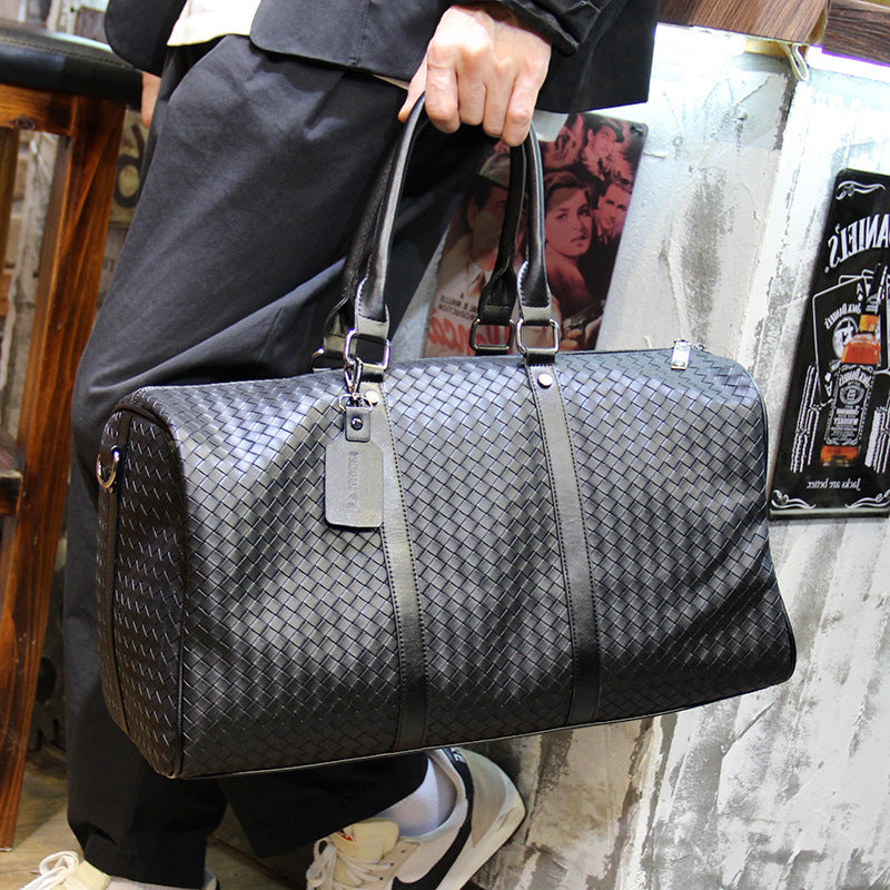 Stilvolle und Geräumige Reisetasche Im Eleganten Flechtdesign Karnz