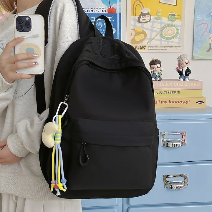 Modischer Rucksack mit Abnehmbaren Charms Karnz