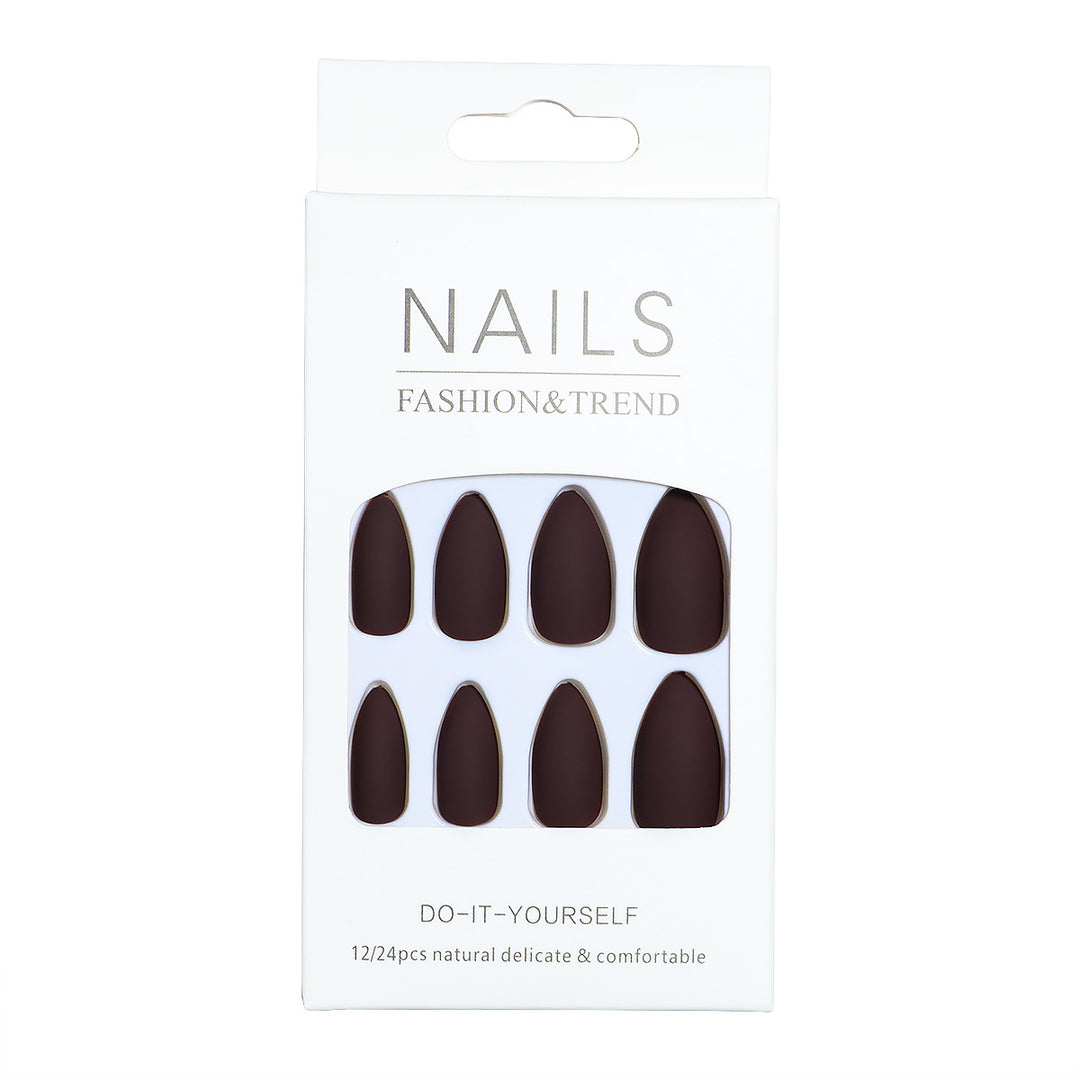 Matte Finish Press-On Nagel Extensions Karnz