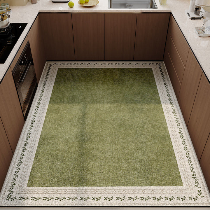 Luxuriöse Blumenmuster Küchenfußmatte
