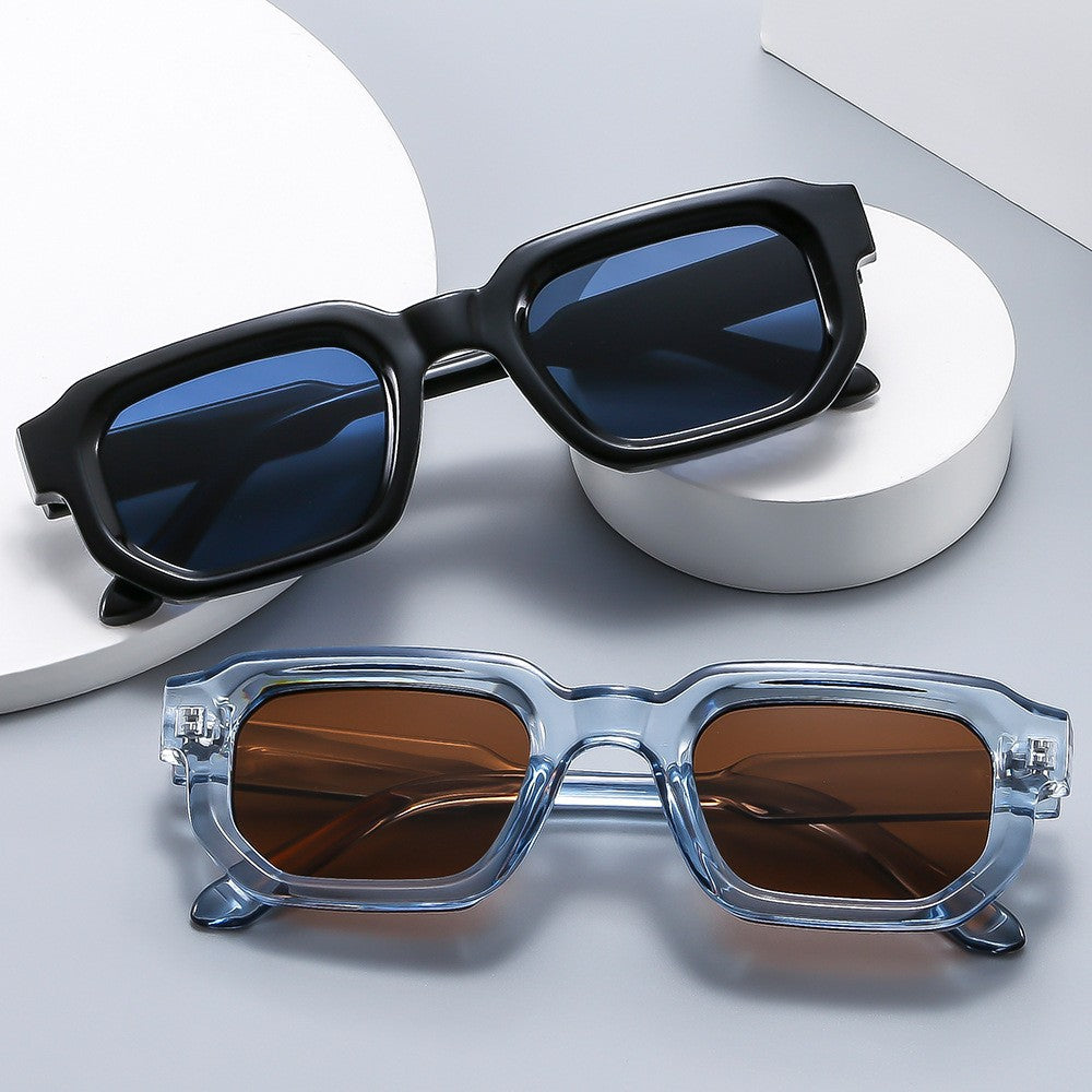 Damen Rechteckige Sonnenbrille mit markantem Design Karnz